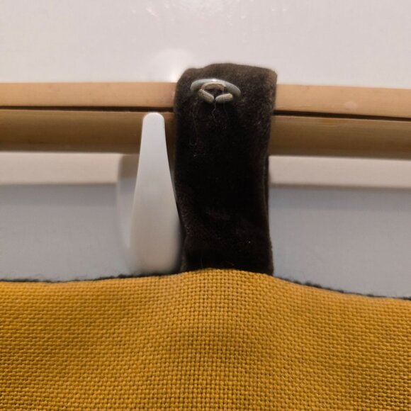 Vintage Swedish Folk Ark Handmade Woven Wool Wall Hanging with Bamboo Rod - Picture 13 of 16